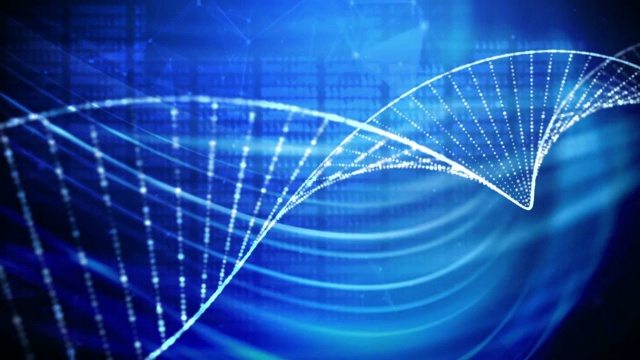 DNA双螺旋医学背景视频素材