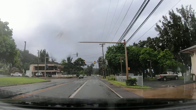 开车时间流逝视频素材