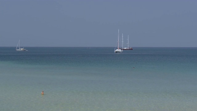 奈汉海滩，普吉岛，泰国视频素材