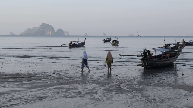 泰国甲米奥南海滩视频素材