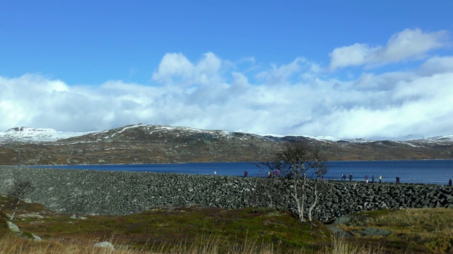 挪威的Sysen Dam - Eijfjord视频素材