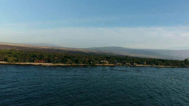 夏威夷的海岸线视频素材