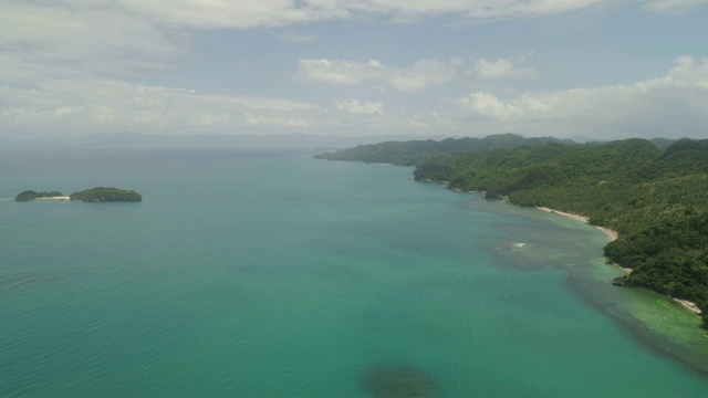 卡拉莫群岛海景，卡马里纳斯苏尔，菲律宾视频素材