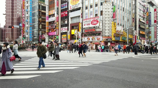 日本东京新宿歌舞伎町视频素材