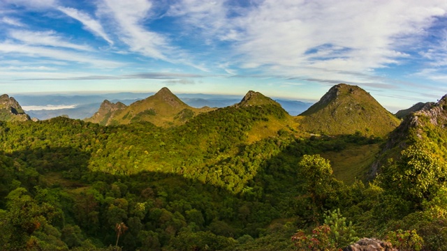 Doi Luang Chiang Dao mountain Landmark Nature Travel Place Of Chiang Mai, Thailand泰国清迈视频素材