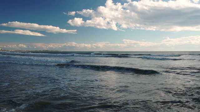 从土耳其海滩眺望地中海视频素材