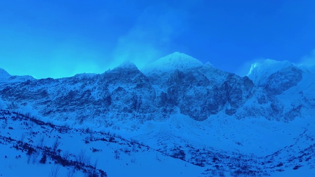 在高塔特拉斯山脉的山小屋视频素材