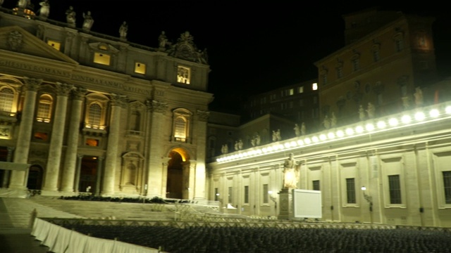 梵蒂冈圆的视图视频素材