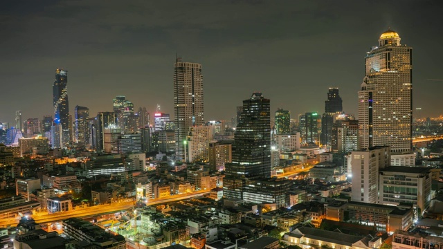 城市的夜晚视频素材