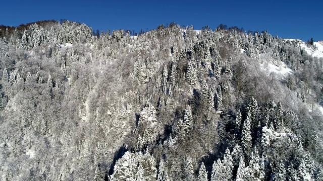 山脉和雪视频素材