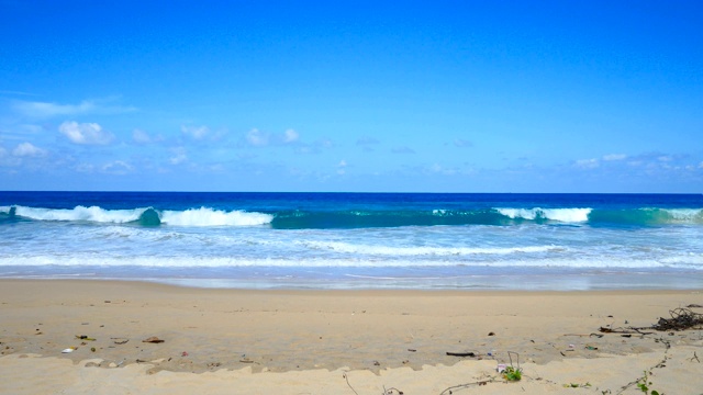 海滩海景在泰国海视频素材