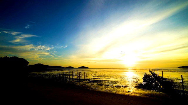 时间流逝《海上日出》视频素材