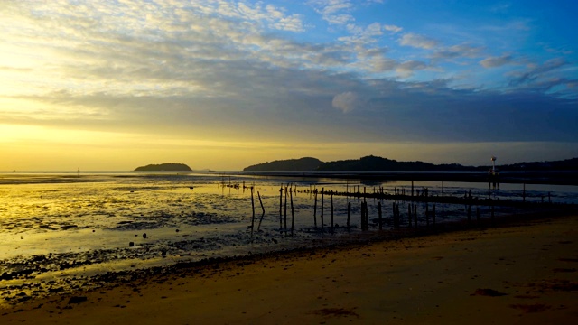 时间流逝《海上日出》视频素材