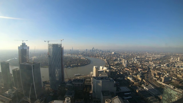 伦敦城市天际线，英国视频素材