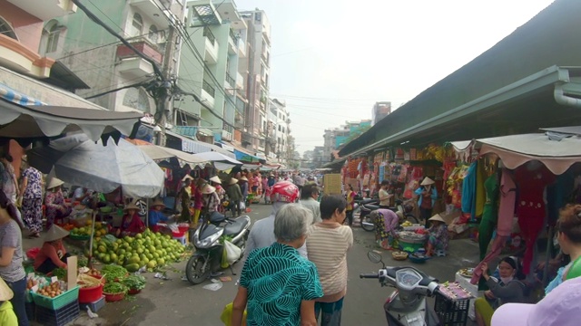 越南胡志明街景视频素材