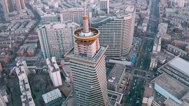 城市鸟瞰图视频素材