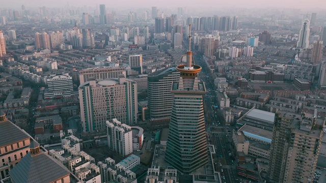 城市鸟瞰图视频素材