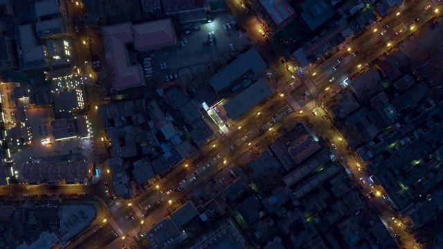 住宅区鸟瞰图视频素材