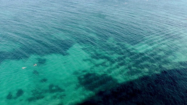 海滨海滩海景假日概念视频素材