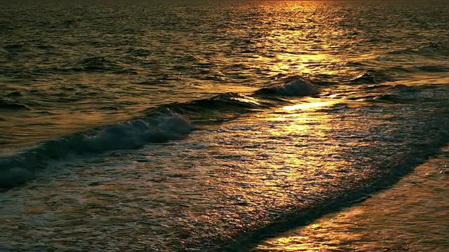 海滨海滩海景假日概念视频素材