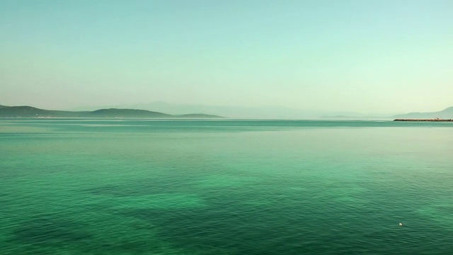 海滨海滩海景假日概念视频素材