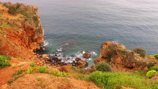 海滨海滩海景假日概念视频素材