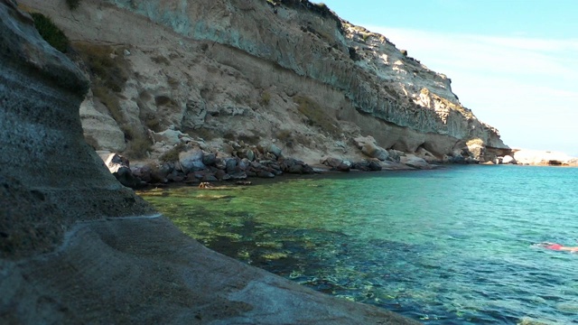 海滨海滩海景假日概念视频素材