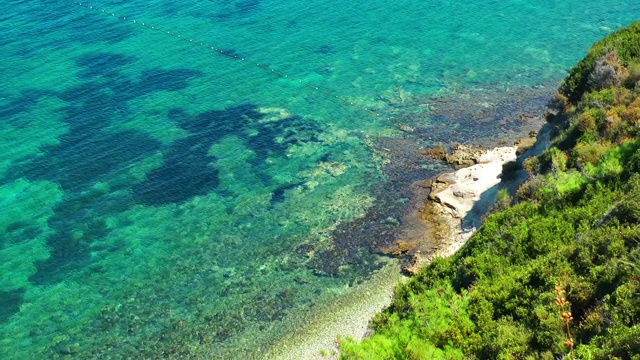 海滨海滩海景假日概念视频素材