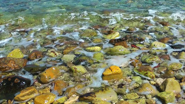 海滨海滩海景假日概念视频素材