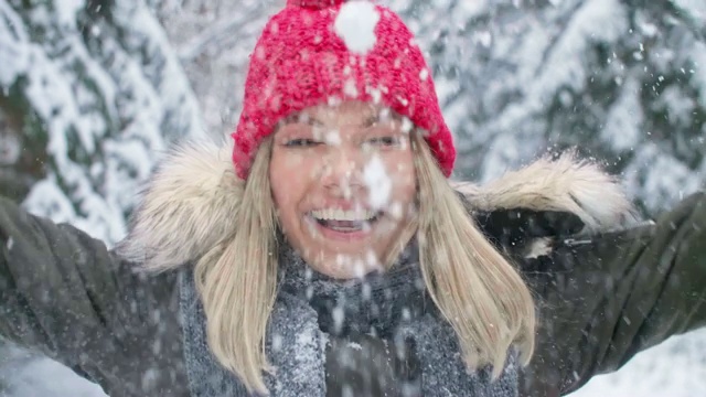 飞雪Debica /波兰视频素材