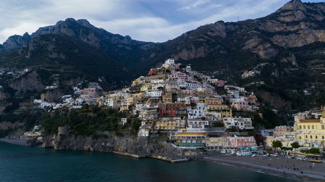 意大利旅游目的地-波西塔诺，阿马尔菲海岸视频素材