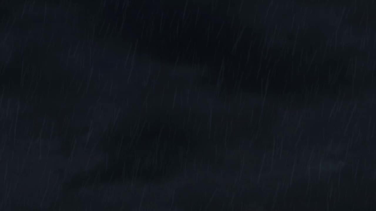 夜暴雨，雨，闪电，雨滴落在窗户上视频素材