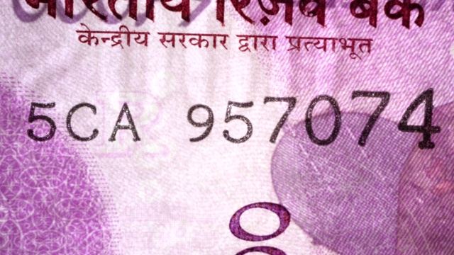 印度的货币视频素材