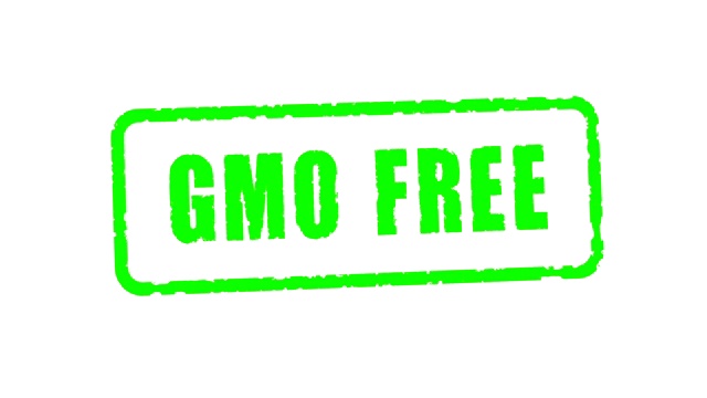 Stamp GMO FREE, luma哑光视频素材