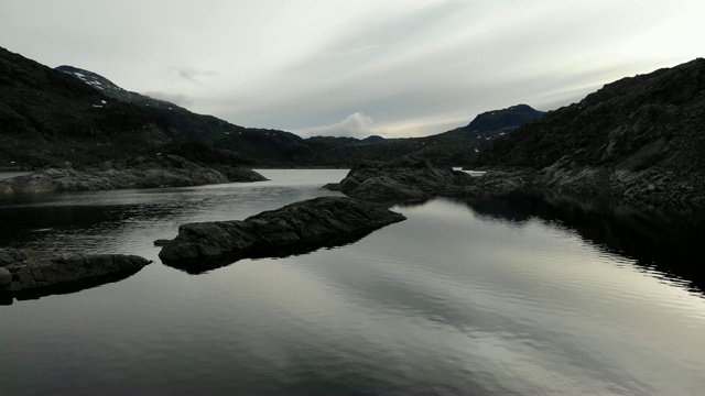 湖光山色，挪威自然视频素材