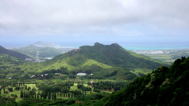 美国夏威夷瓦胡岛白天景观视频素材