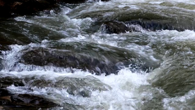 瀑布波浪水背景视频素材