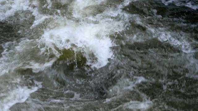 瀑布波浪水背景视频素材