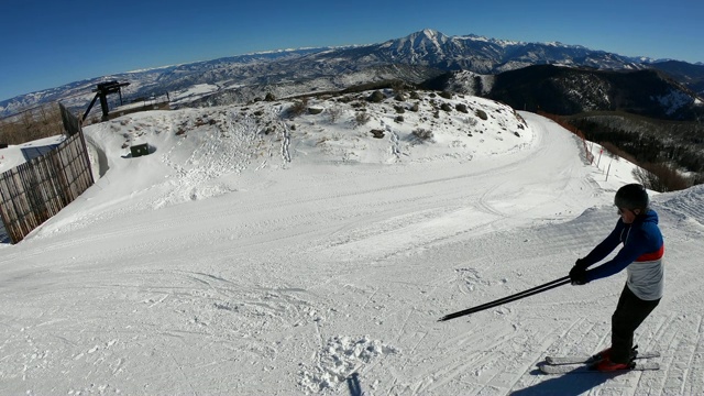 滑雪视频素材