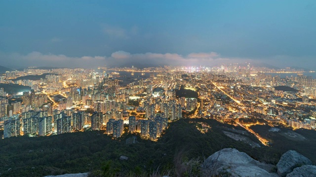 香港从早到晚视频素材