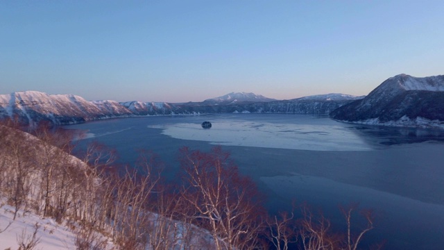 马舒湖，这将是日本北海道的国家公园视频素材