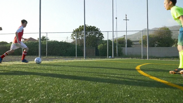 足球训练演习视频素材