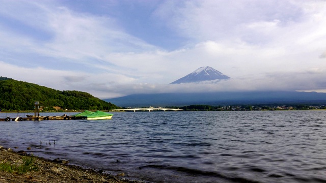 富士山和川口湖视频素材