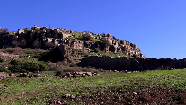 阿索斯(Behramkale)，古卫城遗址，土耳其，Canakkale视频素材