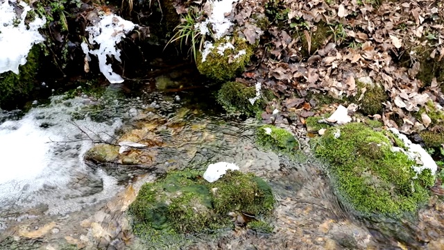 山川水面景观视频素材