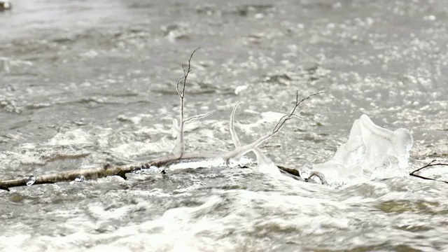 河溪流视频素材