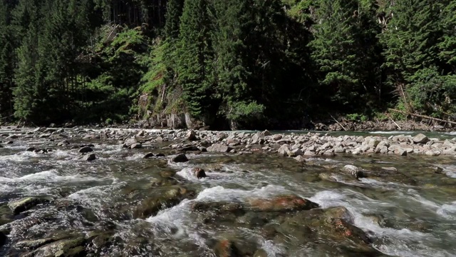 挪威的Fast山河景观视频素材