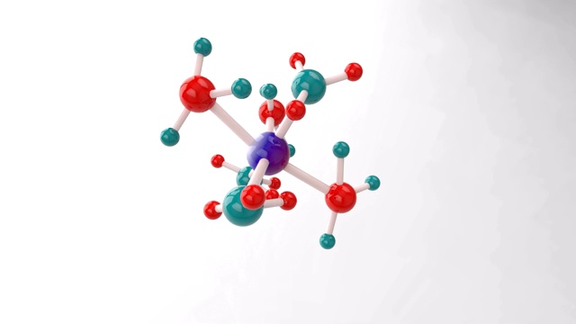 4K可循环分子结构视频素材