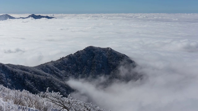 德姑山云海(国家公园)视频素材