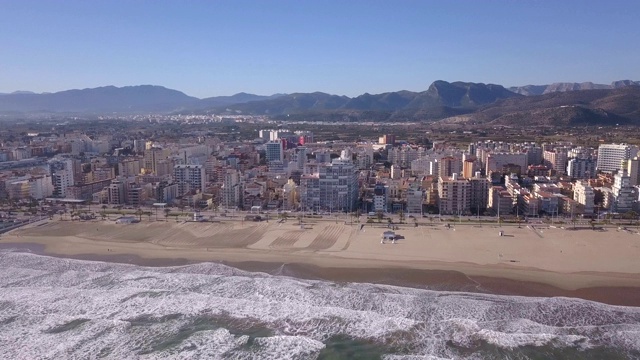 地中海海滩全景视频素材